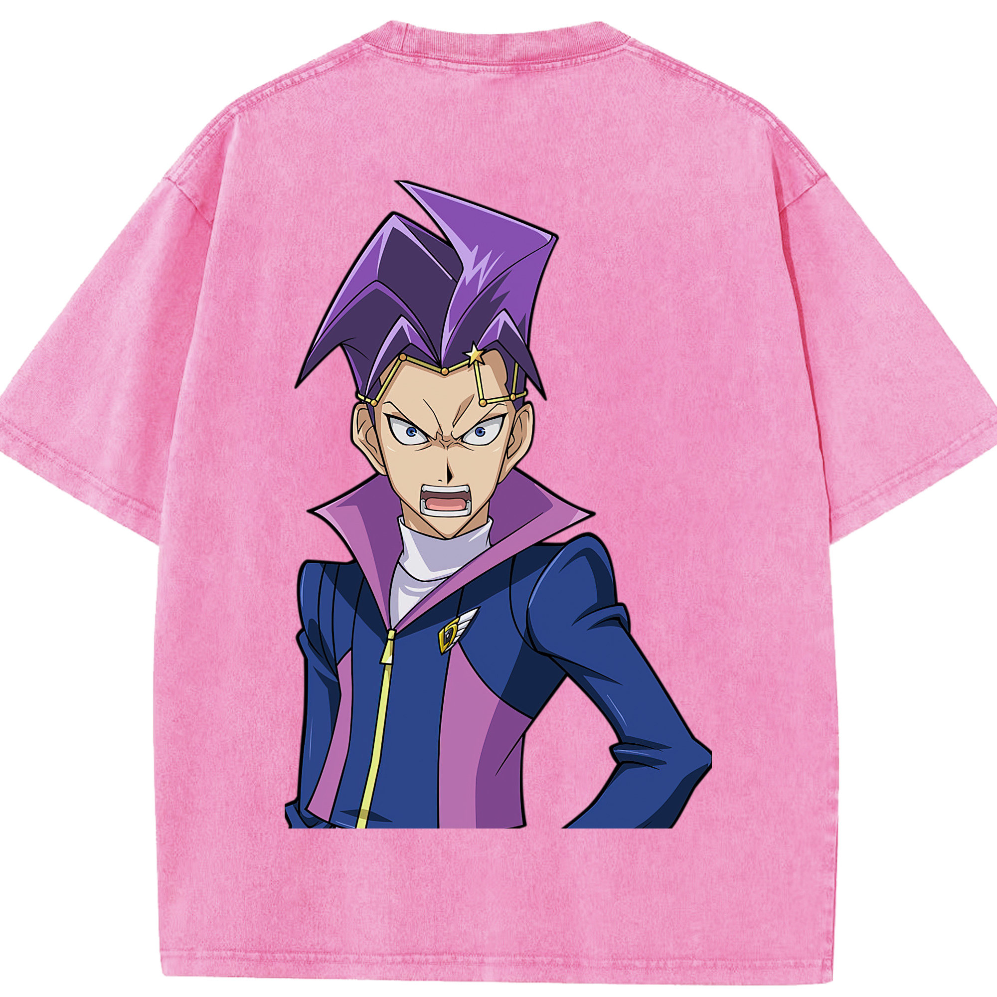 （画像用） 遊☆戯☆王 Yu-Gi-Oh! 綿100% ヴィンテージ風 半袖Tシャツ（背面プリント）